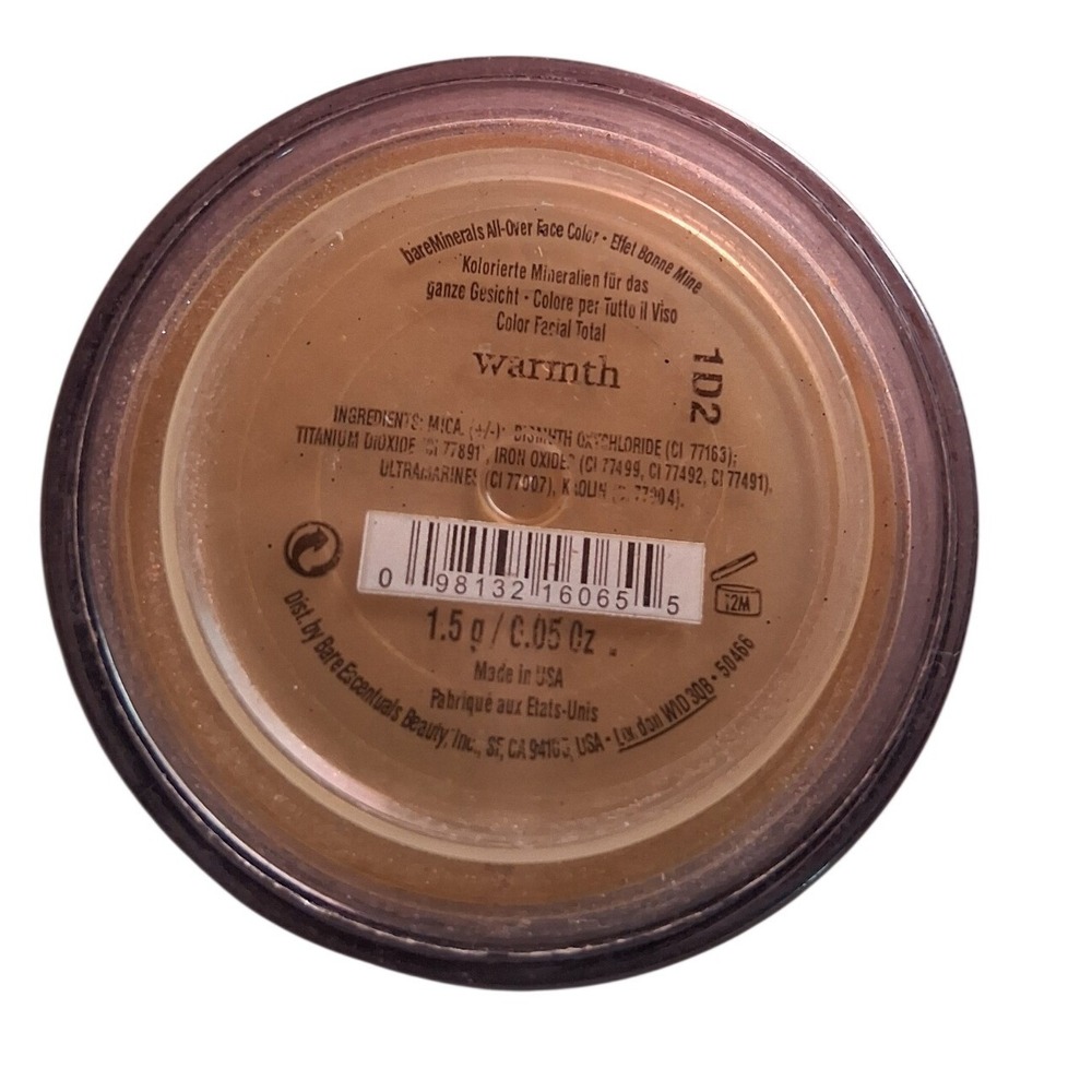 Rare bare Minerals All over face Loose Powder WARMTH Bronzer‎
